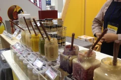 Sản phẩm mứt của Taaam.co.kr được quan tâm tại Seoul Food Week 2016. (Ảnh: PV/Vietnam+)