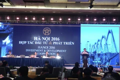 Hội nghị "Hà Nội 2016-Hợp tác đầu tư và phát triển". (Ảnh: PV/Vietnam+)