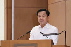 Phó Thủ tướng Lê Minh Khái làm Tổ trưởng Tổ công tác đặc biệt. (Ảnh: Dương Giang/TTXVN)