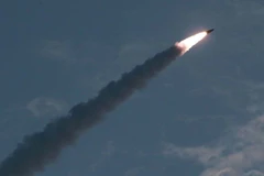 Triều Tiên phóng tên lửa ra Biển Nhật Bản hồi tháng 7/2019. (Nguồn: AFP)