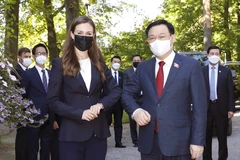 [Photo] Chủ tịch Quốc hội Vương Đình Huệ hội kiến Thủ tướng Phần Lan