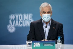 Tổng thống Chile Sebastian Pinera tại cuộc họp báo ở Santiago. (Ảnh: AFP/TTXVN)