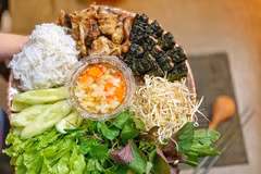 Bún chả Việt Nam góp mặt trong Trung tâm ẩm thực ASEM tại Hàn Quốc. (Ảnh: Mai Mai/Vietnam)
