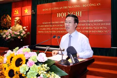 Thường trực Ban Bí thư Võ Văn Thưởng phát biểu chỉ đạo hội nghị. (Ảnh: Phạm Kiên/TTXVN)