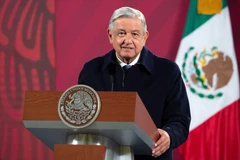 Tổng thống Mexico Andres Manuel Lopez Obrador. (Ảnh: AFP/TTXVN)