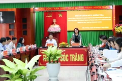 Phó Chủ tịch nước Đặng Thị Ngọc Thịnh phát biểu. (Ảnh: Trung Hiếu/TTXVN)