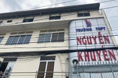 Bên ngoài trường THPT Nguyễn Khuyến. (Nguồn: thanhnien.vn)