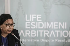 Bà Qedani Mahlangu, cựu Trưởng bộ phận y tế của Gauteng ở Nam Phi tại phiên điều trần về cái chết của hơn 140 bệnh nhân tâm thần. (Nguồn: AFP)