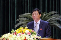 Ủy ban Thường vụ Quốc hội phê chuẩn kết quả miễn nhiệm chức vụ Chủ tịch Hội đồng nhân dân tỉnh Bắc Giang khóa XVIII, nhiệm kỳ 2016-2021. (Ảnh: Đồng Thúy/TTXVN)