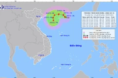 Hình ảnh về cơn bão số 3. (Nguồn: nchmf.gov.vn)