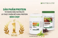 Dòng Thực phẩm bổ sung Nutrilite Protein Thực vật của thương hiệu Amway.