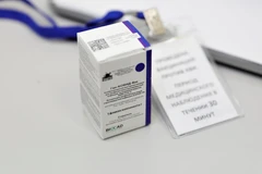 Vắcxin Sputnik V của Nga phòng COVID-19. (Ảnh: THX/TTXVN)