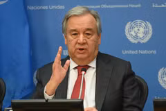 Tổng Thư ký LHQ Antonio Guterres. (Ảnh: AFP/TTXVN)