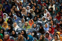 Phụ nữ Afghanistan tại Đại hội đồng các bộ lạc (Loya Jirga) ở Kabul tháng 5/2019. (Nguồn:nytimes.com)