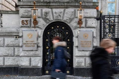 Trụ sở Đại sứ quán Nga tại Berlin, Đức. (Nguồn: Getty)