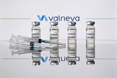 Vaccine ngừa COVID-19 của hãng Valneva. (Ảnh: AFP/TTXVN)
