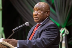 Tổng thống Nam Phi Cyril Ramaphosa. (Ảnh: AFP/TTXVN)