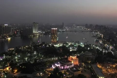 Thủ đô Cairo và sông Nile nhìn từ tòa tháp Cairo ngày 5/12/2019. (Nguồn: Reuters)