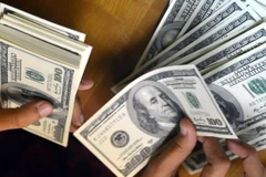 Đồng 100 USD. (Ảnh: AFP/TTXVN)