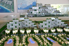 Mô hình tổ hợp nghỉ dưỡng - thể thao biển cao cấp theo tiêu chuẩn 5 sao quốc tế đầu tiên tại Bình Thuận, với quy mô hơn 90ha. (Ảnh: Nguyễn Thanh/TTXVN)
