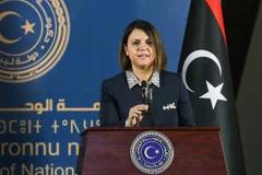 Ngoại trưởng Libya Najla al-Mangoush. (Ảnh: AFP/TTXVN)