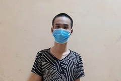 Đối tượng P.T.T, sinh năm 1994, trú tại xã Kim Sơn, huyện Gia Lâm, Hà Nội. (Ảnh: TTXVN phát)