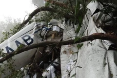 Hiện trường vụ tai nạn. (Nguồn: AFP)