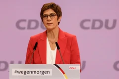 Bộ trưởng Quốc phòng Đức Annegret Kramp-Karrenbauer. (Ảnh: AFP/TTXVN)