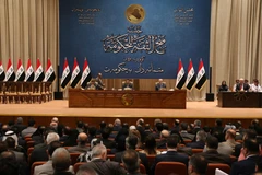 Toàn cảnh một phiên họp Quốc hội Iraq ở Baghdad. (Ảnh: AFP/TTXVN)