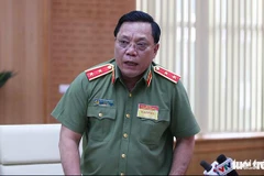 Trung tướng Nguyễn Hải Trung, giám đốc Công an Thành phố Hà Nội. (Nguồn: tuoitre.vn)