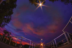 Thành phố Vị Thanh chiều tối 29/8/2021. (Ảnh: Duy Khương/TTXVN)