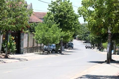 Nắng nóng gay gắt tại thành phố Đông Hà, Quảng Trị. (Ảnh: Nguyên Lý/TTXVN)