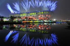 Sân vận động quốc gia Tổ chim trong Lễ khai mạc Thế vận hội Bắc Kinh 2008. (Nguồn: olympics.com)