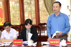 Phó Bí thư Thường trực Tỉnh ủy, Chủ tịch HĐND tỉnh Hà Giang Thào Hồng Sơn. (Ảnh: Minh Tâm/TTXVN)