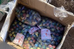 Tang vật pháo nổ trái phép bị bắt giữ trong một vụ án. Ảnh minh họa. (Nguồn: TTXVN)