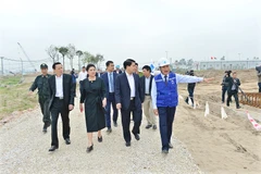 Chủ tịch Hà Nội kiểm tra tiến độ dự án Nhà máy nước Sông Đuống