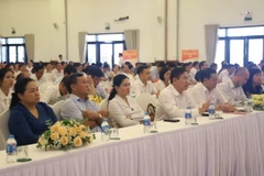 Các đại biểu và báo cáo viên tham dự hội nghị. (Ảnh: Xuân Triệu/TTXVN)