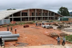 Khối công trình số 2 tại Câu lạc bộ sân Golf Đà Lạt nằm trong Quyết định cưỡng chế. (Ảnh: Chu Quốc Hùng/TTXVN)