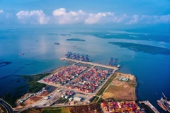 Cảng biển Bà Rịa-Vũng Tàu. (Ảnh: Hồng Đạt/TTXVN)