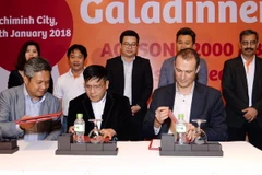 Quang cảnh lễ ký kết. (Nguồn: Vietnam+)