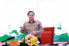 Thủ tướng Phạm Minh Chính kết luận cuộc họp. (Ảnh: Dương Giang/TTXVN)