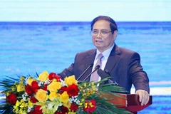 Thủ tướng Phạm Minh Chính phát biểu chỉ đạo tại Hội nghị triển khai nhiệm vụ năm 2023 của Tập đoàn Dầu khí quốc gia Việt Nam. (Ảnh: Dương Giang/TTXVN)