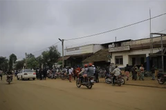 Hiện trường một vụ tấn công tại Beni, CHDC Congo, ngày 26/12/2021. (Ảnh minh họa: AFP/ TTXVN)