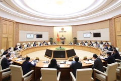 Phiên họp Chính phủ chuyên đề xây dựng pháp luật tháng 12 năm 2022. Ảnh: Dương Giang-TTXVN