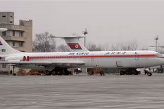 Máy bay của Hãng hàng không Air Koryo tại sân bay ở Bình Nhưỡng. (Nguồn: AFP/TTXVN)