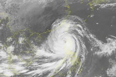 Ảnh mây vệ tinh của cơn bão số 6. (Nguồn: nchmf.gov.vn)