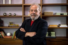 Cựu Tổng thống Brazil Lula da Silva trong cuộc phỏng vấn báo chí tại Sao Paulo, Brazil ngày 1/3. (Nguồn: AFP/TTXVN)