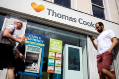 Trong ảnh: Một chi nhánh của công ty lữ hành Thomas Cook tại London, Anh, ngày 12/7/2019. (Nguồn: AFP/TTXVN)