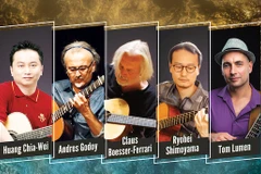 Năm nghệ sỹ góp mặt tại liên hoan. (Ảnh: BTC)