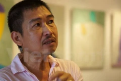 Họa sỹ Lê Thiết Cương. (Ảnh: PV/Vietnam+)